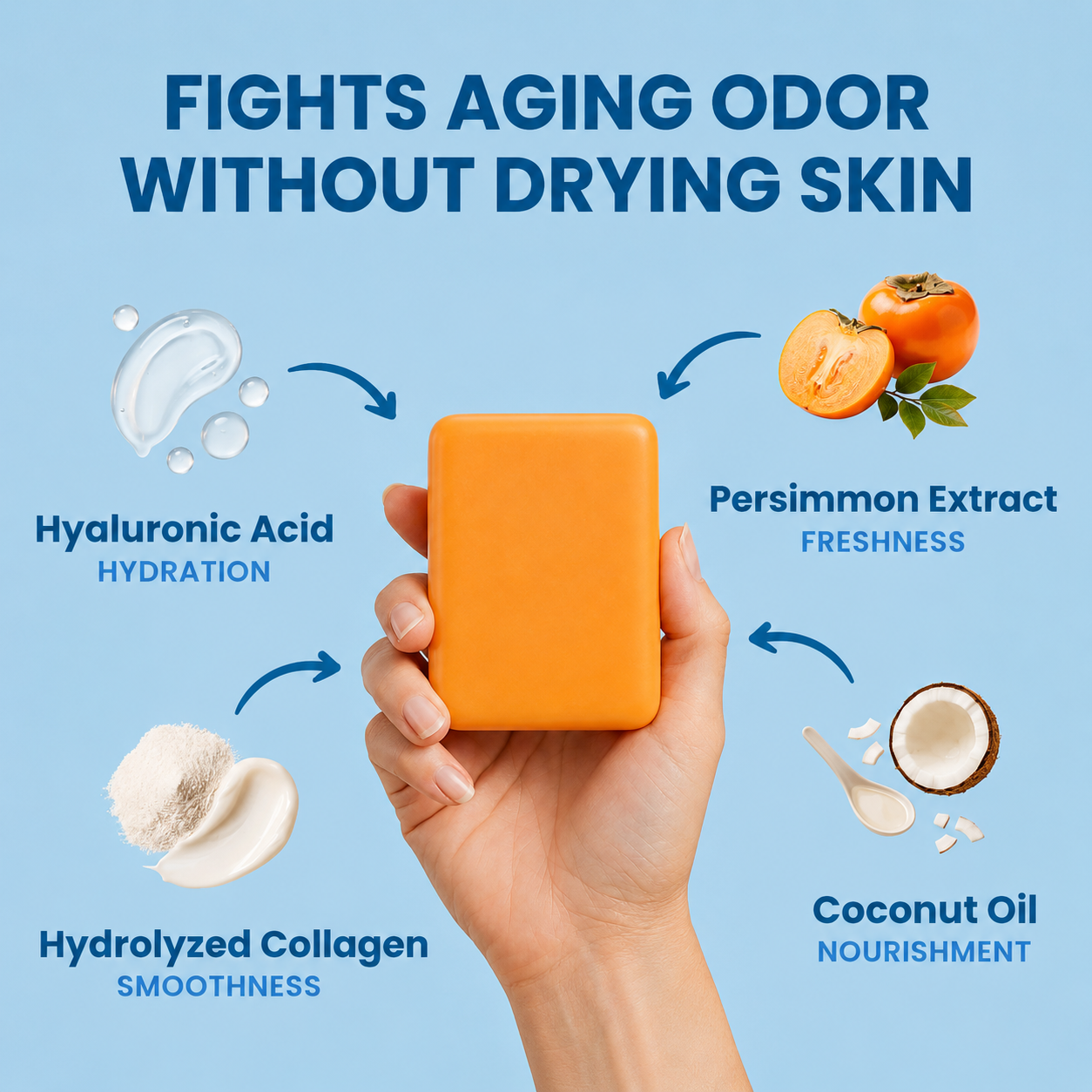 Deodorizing Persimmon Soap